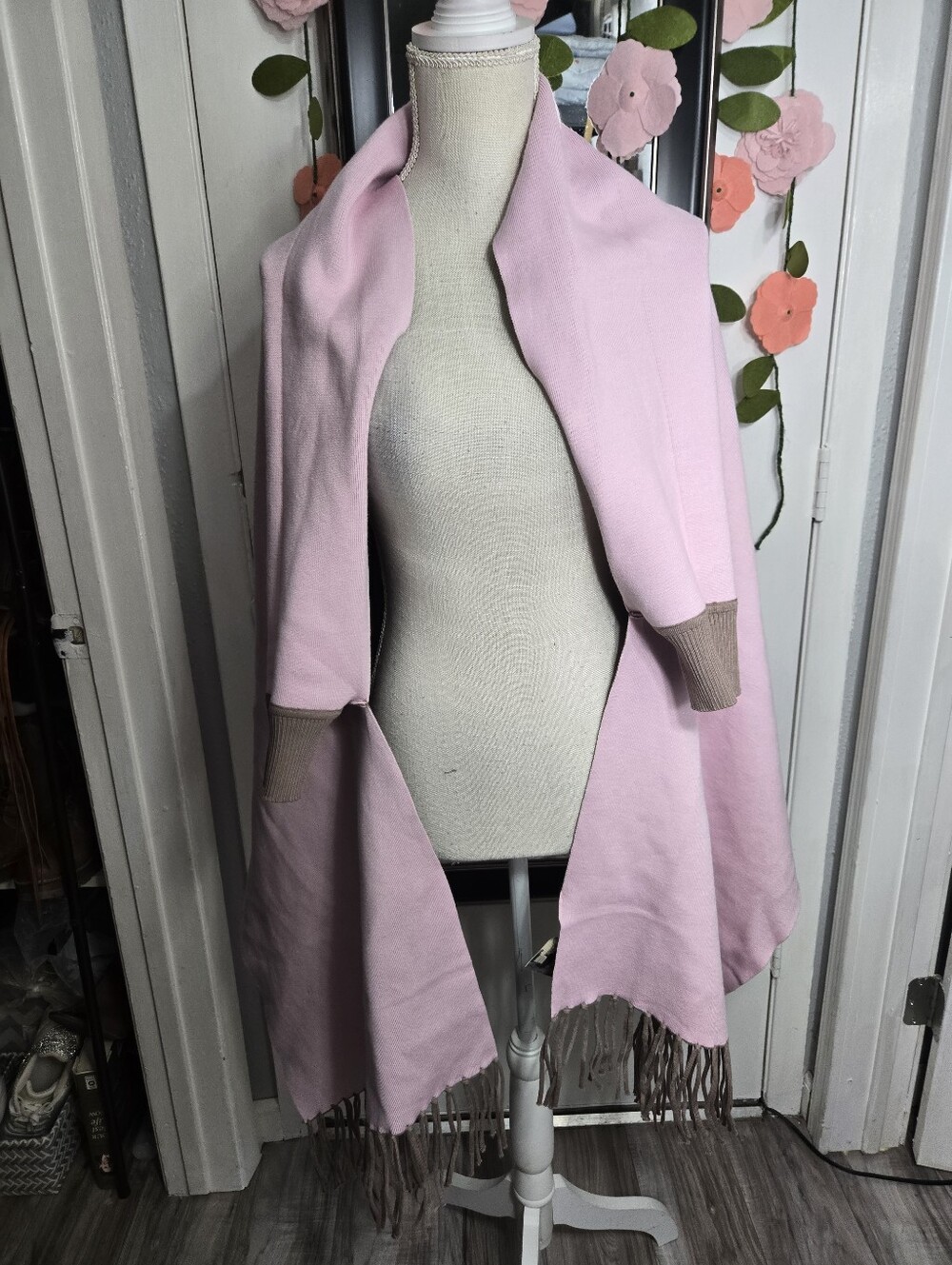 The Royal Standard Cape Sweater With Sleeves One Size